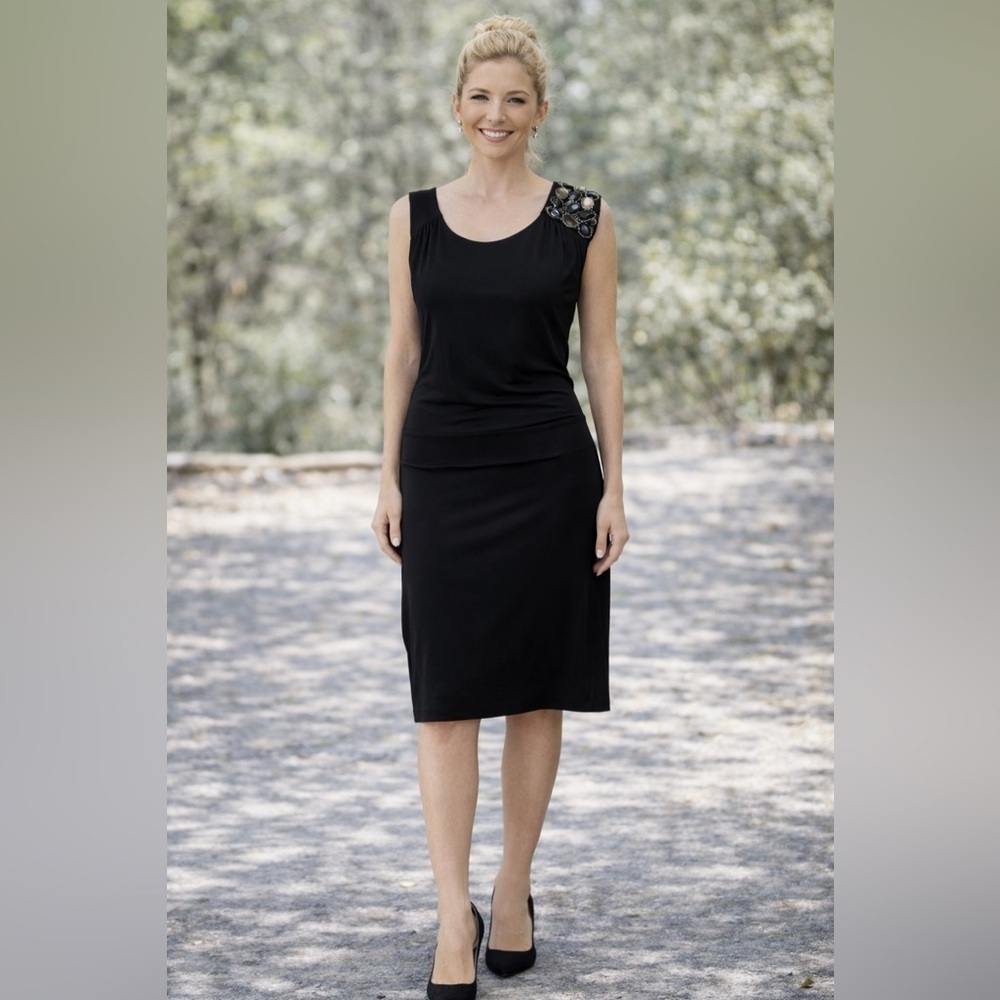 BORDEAUX Los Angeles Women’s Small Black Sleeveless Dress